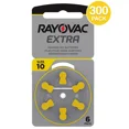 thumbnail image 1 of Rayovac Piles pour Aides Auditives Format Extra 10 (Lot de 300), 1 of 5