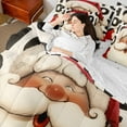 thumbnail image 4 of Castle Fairy Teens Santa Claus 7-Piece Bedding Comforter Set,Merry Christmas King Bedding Sets,Happy New Year Ultra Soft Bed Sheets,Super Cozy Room Decor, 4 of 8