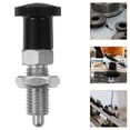 thumbnail image 3 of Shisuyan Stainless Steel Self-Locking Plunger Knob Bolt Spring Loaded Pin Spring Indexing Plunger, 3 of 8