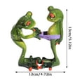 thumbnail image 3 of Desktop Ornament Sculpture Decoration With Interesting And Cute Craftsmanship Resin, Creative And Funny, Green Sculpture Suitable For Home Desk, Desktop Bathroom Decorati, 3 of 4