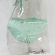 Mossimo Mint Green Crochet Lace Cheeky Bikini Bottom Swimwear Women's Medium