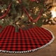 thumbnail image 1 of Faldas De Árbol De Navidad A Cuadros Rojas Y Negras, Adornos Navideños, Falda De Árbol A Cuadros, Alfombra Para Puertas, Centros Comerciales, Hoteles 90/120Cm, Guardurnaity HA043954-02, 1 of 6