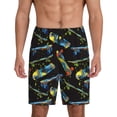 thumbnail image 1 of Fotbe Colorful Skateboard Pantalones Cortos de Pijama para Hombre, Ropa de Dormir, Pantalones de Pijama Cortos para Hombre-3X-Large, 1 of 6