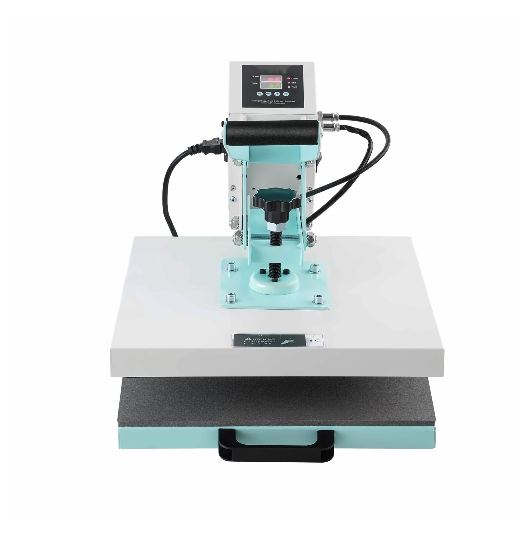Heat Press Machine 15x15, Slide Out Transfer Press for T-Shirts, DIY Crafts - Green