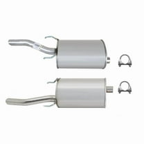 Pair of Exhaust Muffler for 2006-2011 Chevy Impala 3.9L/ 2006-2009 5.3L