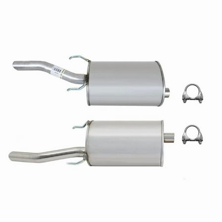 Pair of Exhaust Muffler for 2006-2011 Chevy Impala 3.9L/ 2006-2009 5.3L