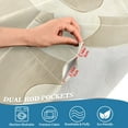 thumbnail image 4 of Yayeee Window Valance for Kitchen Farmhouse Rod Pocket Light Brown Pattern Short Curtain for Living Room, 4 of 6