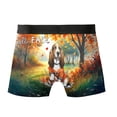 thumbnail image 2 of Hello Fall Basset Hound Football Welcome Autumn with Leaves Pumpkins All Over Print Boxer Briefs Underwear for Men Dad Bassets Dog Breed Lovers Gifts Idea - 00012, 2 of 6