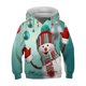 thumbnail image 3 of Sudadera con capucha con estampado gráfico de Papá Noel navideño para niños, cómoda y moderna, ropa para niños para otoño e invierno al aire libre, 3 of 5