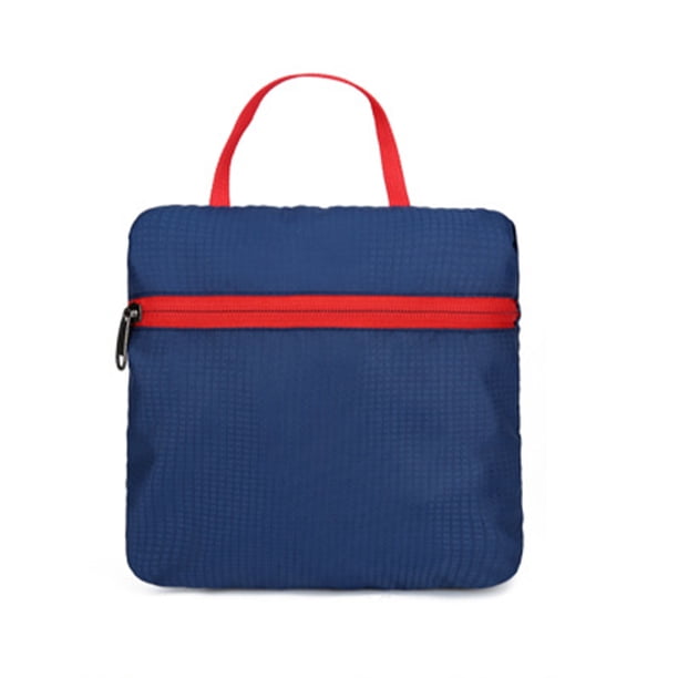 Mochila Plegable Al Aire Libre Mochila impermeable plegable ligera para acampar (azul oscuro)