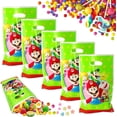 thumbnail image 4 of 10 piezas 16,5*25 cm Bolsa de regalo Supper Brother Bolsa de botín Suministros para fiesta de cumpleaños de niño Decoraciones de Mario Bros Recuerdos de fiesta para niños, 4 of 5