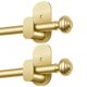 thumbnail image 1 of Barras para Cortinas KAMANINA Telescópicas Doradas 81-218 cm Paquete de 2, 1 of 9