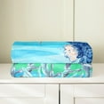 thumbnail image 4 of Cute Seahorse Throw Blanket Watercolor Blue Tie Dye Wild Sealife Fleece Blanket for Kids Teens Adults Underwater Seaweed Ocean Themed Flannel Blanket for Bedroom Sofa Baby 30x40, 4 of 5