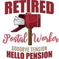 thumbnail image 2 of CafePress - Retired Postal Worker Funny Postman Hell - Tea Towel, 2 of 8