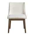 thumbnail image 2 of Wingback Side Chairs (Set of 2) | Stable for Dining or Working | Wood Legs and Boucle-Velvet | Solves the Need for Sturdy Seats, 2 of 5