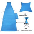 thumbnail image 5 of MICTONY Funda de cojín de repuesto para sillón colgante para exteriores y tela de sombrilla hecha para patio, hamaca curvada, cojines flotantes para columpio, tela suave impermeable (cojín no incluido, 5 of 5