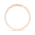 thumbnail image 2 of ANGARA Lab Grown Pave Set Diamond Olive Leaf Vine Ring for Women in 14K Rose Gold (Size-1.6mm| Color-F-G| Clarity-VS) | April Birthstone, Anniversary, Jewelry Gift for Women | Lab-Grown Diamond Ring, 2 of 4