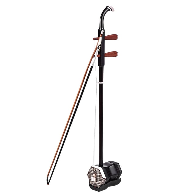 Erhu Madera Maciza Erhu Chino de 2 Cuerdas Violín Violín Encadenado Instrumento Musical Meterk Erhu