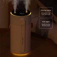 thumbnail image 3 of Gcvizuso Humidifier, Humidifier for Room, Intelligent Sensing Two-head Spray Mist Humidifier 1L Water Tank Quiet Humidifiers For Bedroom Large Room Adjustable Auto-Shut Off Humidifiers Four-speed, 3 of 8