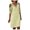 Yellow womens dresses, variant on Wycnly Womens Dresses Beach Casual Cotton Linen Sexy Lace Patchwork Cold Shoulder Knee-Length Dresses Summer Solid V-Neck Short Sleeve Formal Midi Dress Yellow XXXL