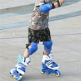 thumbnail image 3 of Eigraketly Children Roller Skates Adjustable Portable Training Girls Shoes Inline Skating Kids Safety Boys Comfortable Outdoor Pescar No.1 Eigraketly OD016380-01, 3 of 6