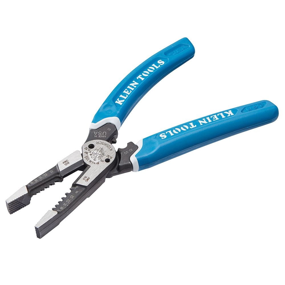 8" Tools Multi-Purpose Wiring Tool Service Pliers Crimper Stripper Cutter & more 