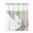 Multicolor, variant on No Hook Shower Curtain with Snap-in Liner, Easter Waterproof Fabric Bathroom Curtains, Spring Rabbit Ears Foot Colorful Eggs Leaf Floral Bath Curtains & Mesh Top Window 66"x72"