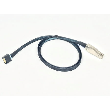 Mini Cool Edge MCIO 38 Pin to External HD Mini-SAS SFF-8644 Cable 1M price history on PriceWatchPro