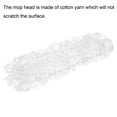 thumbnail image 4 of Uxcell Commercial Mop Replacement Heads Cotton Yarn 24" Length Dust Mop White 2 Pack, 4 of 4