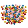 thumbnail image 2 of KLKCMS 500pcs Wood Wooden Spacer Beads Assorted Color Round Loose Beads for DIY Craft - 12mm, 2 of 9