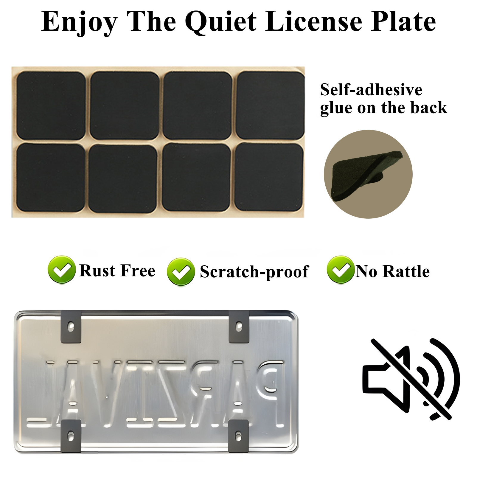 Cyrico Stainless Steel License Plate Frames photo 7
