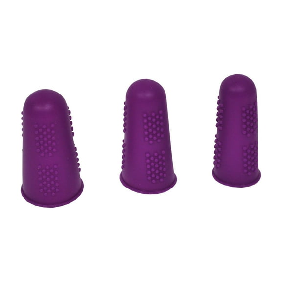 The Gypsy Quilter Heat Resistant Thimbles Purple -3 pc