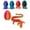 Red, variant on 3D Printed Dragon Eggs With Dragon Inside, Easter Mystery Dragon Egg Articulated Crystal Dragon Fidget Toy, Surprise 3D Printed Animals Toy Set