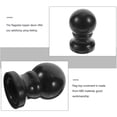 thumbnail image 3 of FESTFENDS 2Pcs Black Rotating Flag Pole Ball Topper Decorative Flagpole Finial Cap for Indoor and Outdoor Use, 3 of 8