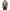 Coffee, variant on Men's Casual Wool-Blend Overcoat with Pockets, Black, Size L