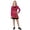 Hot Pink, variant on Women Princess Red Costume Adult Rise of Red Costume Halloween Cosplay Outfits Jacket Top A-Line Skirt Pants, Halloween Costumes for Women