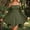 Army Green, variant on Womens Renaissance Fairy Dress A Line Boho Off Shoulder Corset Dress with Pockets L