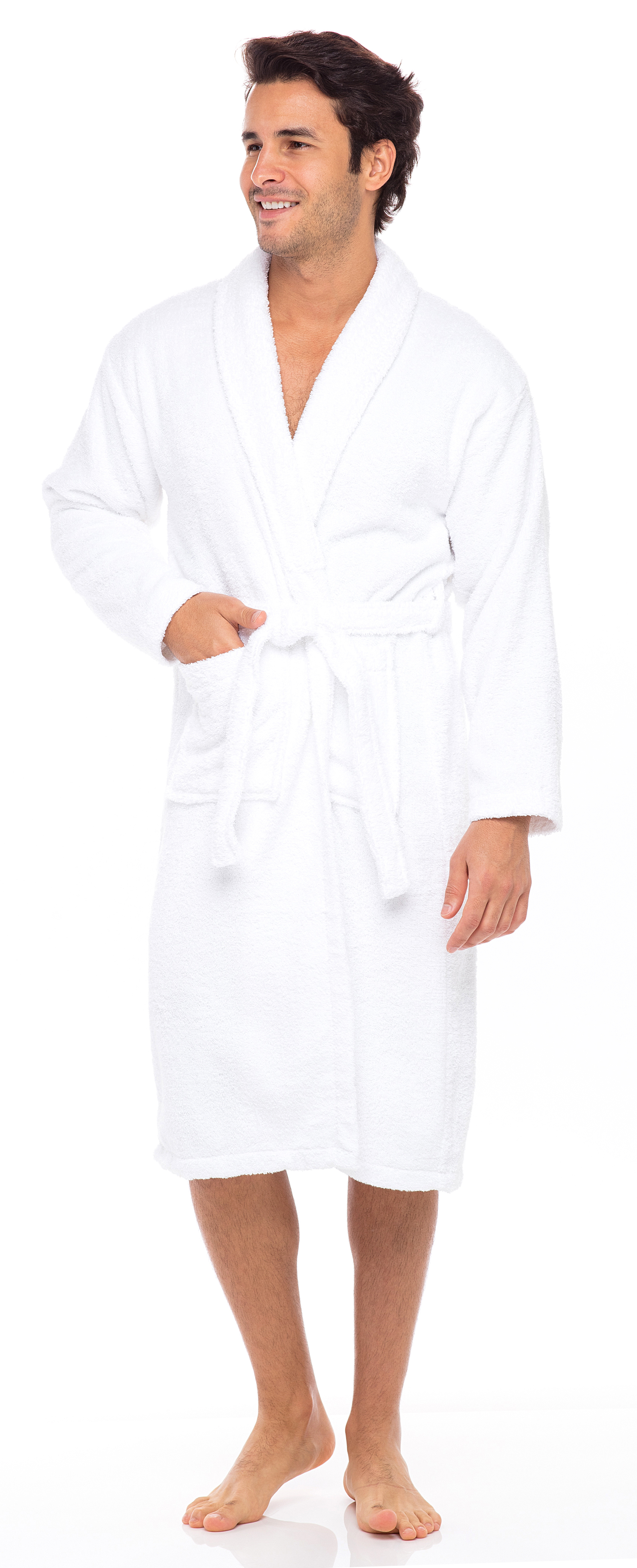 mens luxury towelling dressing gown