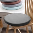 thumbnail image 3 of Cojín de asiento de espuma viscoelástica, cojín redondo, cojín para silla para aliviar el dolor, cojín de asiento redondo universal para todas las estaciones (30 cm), 3 of 5