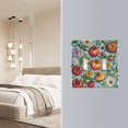 thumbnail image 4 of Yayeee Toggle Light Switch Wall Plate 3-Gang 6.37"x4.48" Decorative Outlet Cover, Floral Tomatoes, 4 of 7