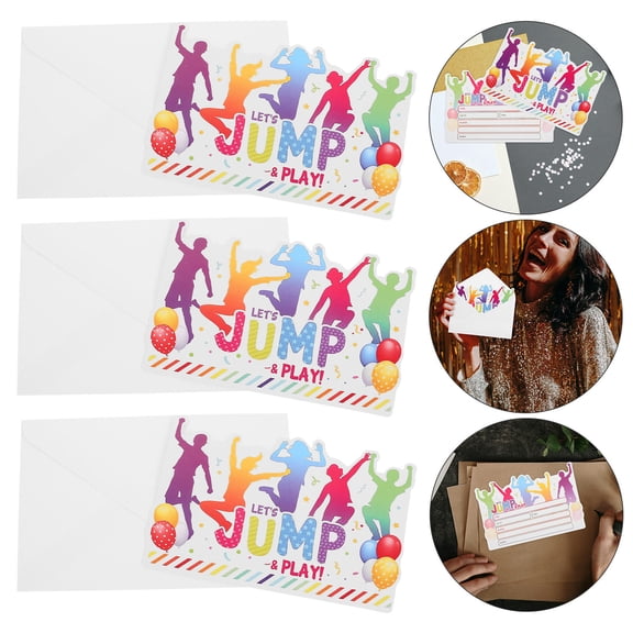BESTYASH 12Sets Party Invitation Cards with Unique and White Cardstock for Events