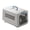 White, variant on Pet Cat Carrier, Kennel Crate Airline Kitty Travel Cage Plastic Lightweight and Safe to Carry for Puppy Bunny Cats, Gray, 50*32*31.5cm