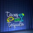 thumbnail image 3 of Handmadetneonsign Tacos And Tequila Neon Sign, Tacos Store Open Wall Art Decor, Bar Pub Home Wall Decor, 3 of 5