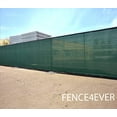 thumbnail image 3 of 8'x50' 8ft Tall 3rd Gen Olive Green Fence Privacy Screen Windscreen Shade Cover Mesh Fabric (Aluminum Grommets) Home, Court, or Construction, 3 of 8