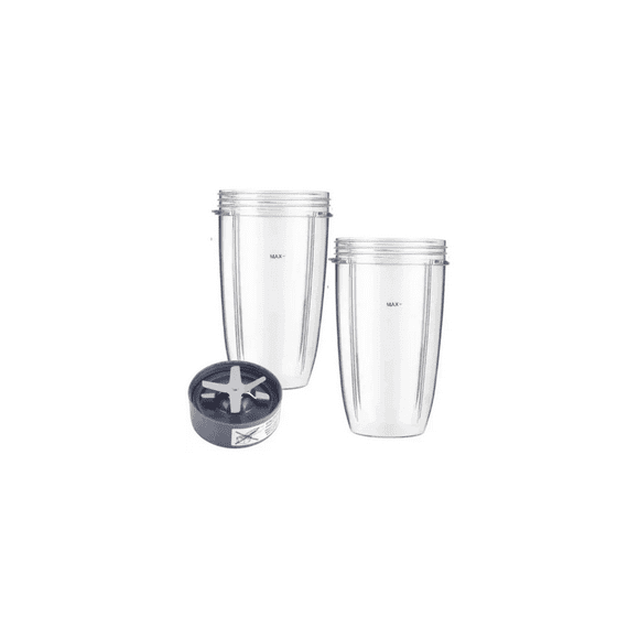 2 Vasos Para Nutribullet De 32 Onzas Con Cuchilla Sofdesk 600 Y 900 W