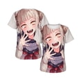thumbnail image 6 of My Hero Academia Himiko Toga Cute Women's T Shirts Round Neck Short-Sleeve Soft T-Shirt Summer Casual Tee Tops 3D Printing Tee Shirt, 6 of 6