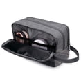 thumbnail image 3 of Travel Toiletry Bag for Men Hanging Dopp Kit Small Nylon Shaving Bag, Water Resistant Bathroom Toiletries Organizer for Traveling, Denim Grey, 3 of 7