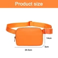 thumbnail image 2 of Bolso de pecho impermeable para deportes al aire libre, para correr, para teléfono móvil, bandolera para hombre y mujer, color naranja, 2 of 5