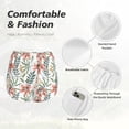 thumbnail image 6 of Lsque Lilies Flowers Printed Women's Running Shorts with Liner Pockets,Elastic Quick Dry Workout Athletic Gym Yoga Shorts,Womens High Waist Shorts-XX-Large, 6 of 9