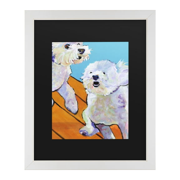 Trademark Fine Art 'Catch Me' Canvas Art by Pat Saunders-White